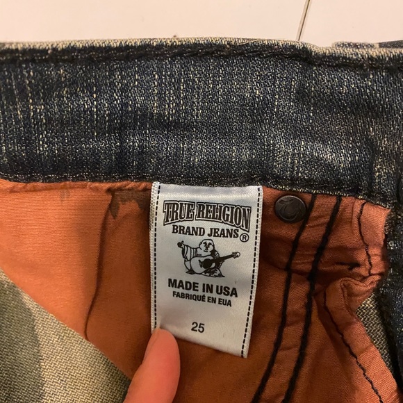 Women’s True Religion Casey Dark Camo SIZE 25 - Picture 5 of 6